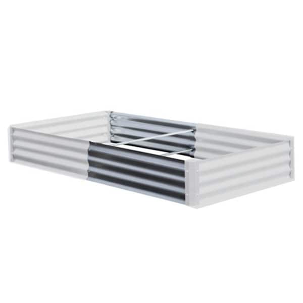 Earthmark MGB-L024 Bajo Series 36 x 10 in. Galvanized Metal Raised Garden Bed Extension Set MGB-L024 - main